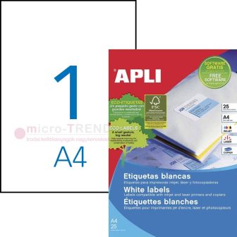 APLI 01215 öntapadós etikett címke