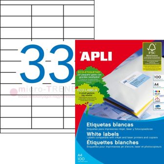 APLI 01270 öntapadós etikett címke