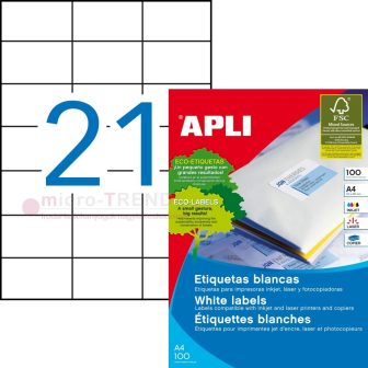 APLI 01276 öntapadós etikett címke