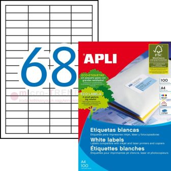 APLI 01282 öntapadós etikett címke