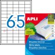 APLI 01283 öntapadós etikett címke