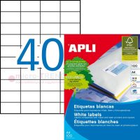 APLI 01286 öntapadós etikett címke
