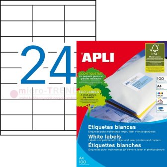 APLI 01298 öntapadós etikett címke