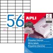 APLI 01777 öntapadós etikett címke