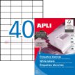 APLI 01778 öntapadós etikett címke