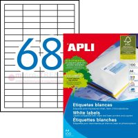 APLI 03128 öntapadós etikett címke
