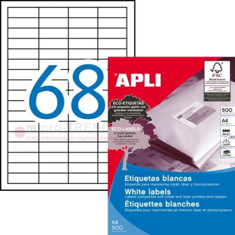 APLI 10557 öntapadós etikett címke