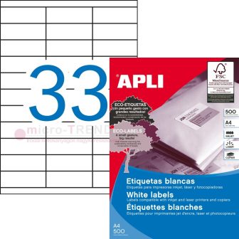 APLI 10559 öntapadós etikett címke