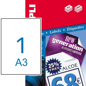 APLI 11352 öntapadós etikett címke