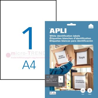 APLI 12917 öntapadós etikett címke