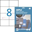 APLI 12921 öntapadós etikett címke