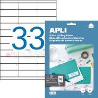 APLI 12924 öntapadós etikett címke