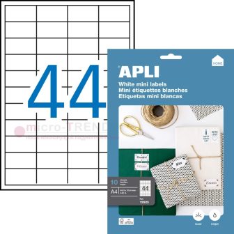 APLI 12925 öntapadós etikett címke