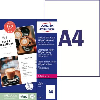 Avery Zweckform 1298 lézernyomtatóval nyomtatható papír
