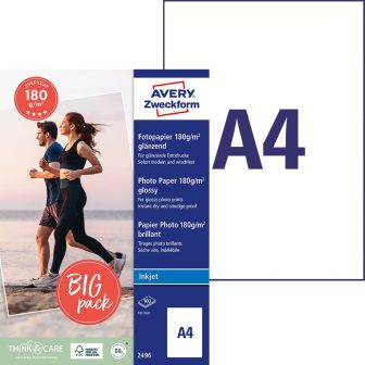 Avery Zweckform 2496 tintasugaras nyomtatóval nyomtatható fotópapír
