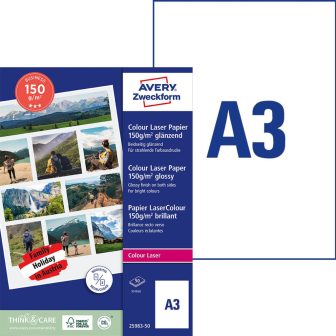 Avery Zweckform 25983-100 lézernyomtatóval nyomtatható papír
