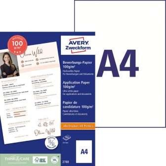 Avery Zweckform 2788 univerzálisan nyomtatható papír
