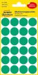 Avery Zweckform 18 mm átmérőjű öntapadó zöld színű jelölő címke, jelölő pötty, jelölő pont