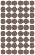 Avery Zweckform 12 mm átmérőjű öntapadó barna színű jelölő címke, jelölő pötty, jelölő pont