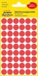 Avery Zweckform 12 mm átmérőjű öntapadó piros színű jelölő címke, jelölő pötty, jelölő pont