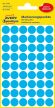 Avery Zweckform 12 mm átmérőjű öntapadó kék színű jelölő címke, jelölő pötty, jelölő pont