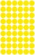 Avery Zweckform 12 mm átmérőjű öntapadó sárga színű jelölő címke, jelölő pötty, jelölő pont