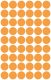 Avery Zweckform 12 mm átmérőjű öntapadó neon narancssárga jelölő címke, jelölő pötty, jelölő pont