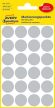 Avery Zweckform 18 mm átmérőjű öntapadó szürke színű jelölő címke, jelölő pötty, jelölő pont