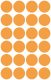 Avery Zweckform 18 mm átmérőjű öntapadó neon narancssárga jelölő címke, jelölő pötty, jelölő pont