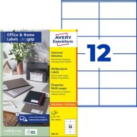 Avery Zweckform 3424-10 öntapadós etikett címke