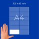 Avery Zweckform 3424-200 öntapadós etikett címke