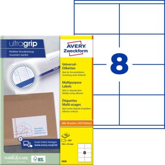 Avery Zweckform 3426 öntapadós etikett címke Avery Zweckform 3426 öntapadós etikett címke