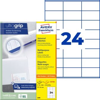 Avery Zweckform 3490 öntapadós etikett címke