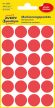 Avery Zweckform 18 mm átmérőjű öntapadó piros színű jelölő címke, jelölő pötty, jelölő pont