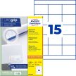 Avery Zweckform 3669-200 öntapadós etikett címke