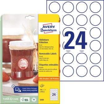 Avery Zweckform 5080 öntapadós etikett címke