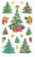 Avery Zweckform Z-Design No. 52401 karácsonyi papír matrica - feldíszített karácsonyfa motívumokkal - kiszerelés: 3 ív / csomag (Avery Z-Design 52401)