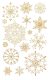 Avery Zweckform Z-Design No. 52757 karácsonyi aranyozott papír matrica - jégcsillag motívumokkal - kiszerelés: 2 ív / csomag (Avery Z-Design 52757)