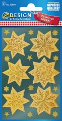   Avery Zweckform Z-Design No. 52808 magasfényű, öntapadó fólia matrica - arany színű csillagokkal - kiszerelés: 2 ív / csomag (Avery Z-Design 52808)