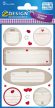   Avery Zweckform Z-Design No. 55096 öntapadó ajándékkísérő matrica - szívecskés motívumokkal - kiszerelés: 1 ív / csomag (Avery Z-Design 55096)