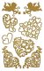 Avery Zweckform Z-Design No. 55995 aranyozott, öntapadó fólia matrica - szerelmes motívumokkal - kiszerelés: 1 ív / csomag (Avery Z-Design 55995)