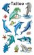 Avery Zweckform Z-Design No. 56439 öntapadó tetoválás matrica delfinek és tengeri állatok.