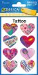 Avery Zweckform Z-Design No. 56741 öntapadó tetoválás matrica színes szívek motívumokkal.