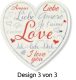 Avery Zweckform Z-Design No. 56813 öntapadó dekorációs matrica szerelem motívumokkal.