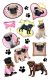 Avery Zweckform Z-Design No. 57875 prémium minőségű, öntapadó papír matrica - vicces kutyák motívumokkal - kiszerelés: 1 ív / csomag (Avery Z-Design 57875)