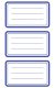 Avery Zweckform Z-Design No. 59286 öntapadó füzet matrica kék színű kerettel.