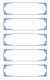 Avery Zweckform Z-Design No. 59528 papír matrica befőttes üvegre - díszes kék színű kerettel - kiszerelés: 3 ív / csomag (Avery Z-Design 59528)