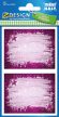 Avery Zweckform Z-Design No. 59595 öntapadó füzet matrica rózsaszín csillag motívumokkal.