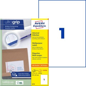 Avery Zweckform 6119 öntapadós etikett címke