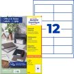 Avery Zweckform 6123 öntapadós etikett címke